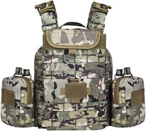 Men's Premium Tactical Multi-Pocket Fishing <b>Vest</b> Outdoor <b>Utility</b> Lightweight UPF 50 Polyester/Nylon Safari <b>Vest</b> - Product Image 3