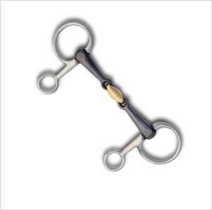 En gros Mors de cheval en acier inoxydable, mors à gêne, mors à double articulation, mors à lozenge en laiton, mors en fer doux, avec logo personnalisé, pour l'équitation - Product Image 4