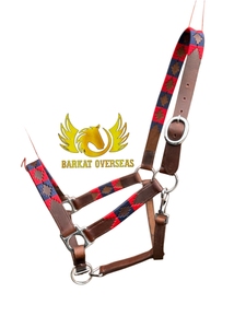 Harnais en cuir pour cheval de polo, boucle en laiton imperméable, quincaillerie robuste et réglable, équipement équestre saisonnier durable, équipement équestre personnalisé - Product Image 5