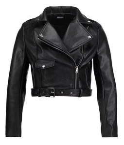 Best Design Custom Ladies Leather Jacket New Arrival Women's Real Leather Jackets OEM ODM Wholesale Plus Size Available - Product Image 3