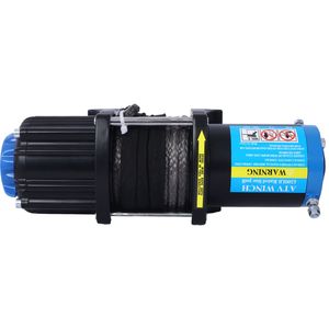 กว้านไฟฟ้าสำหรับรถ ATV/UTV ขนาด 4500 ปอนด์ พร้อมเชือกสังเคราะห์กันน้ำ 12V ยาว 1000 ฟุต พร้อมรีโมทแบบมีสายและไร้สาย - Product Image 5