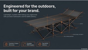 Lightweight Outdoor Folding <b>Bed</b> Cots Stainless Steel 600D Oxford Sleeping Stretcher <b>Bed</b> With Storage <b>Bag</b> - Product Image 6