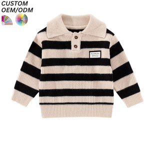 Suéter de Punto Diario Unisex Personalizado, Ecológico, Transpirable, de Algodón, Informal, para Niños, Ropa de Invierno, Soporte OEM ODM, Venta al Por Mayor - Product Image 4