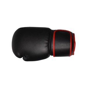 Professional Boxer's Shiny Leather Lace-Up Closure Adjustable Wrist Strap <b>16</b> <b>oz</b> Premium Handmade Boxing <b>Gloves</b> - Product Image 6