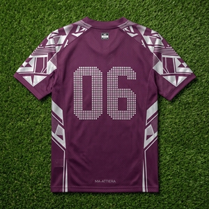 Jersey de Fútbol Americano Color Borgoña para Hombre, Número Personalizado, Ropa Deportiva, Uniforme de Equipo de Alto Rendimiento - Product Image 5