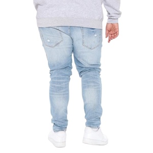 กางเกงยีนส์สำหรับผู้ชายผ้ายืดระบายอากาศได้ดีดีไซน์ใหม่สำหรับฤดูร้อนฤดูใบไม้ผลิและฤดูหนาว - Product Image 6