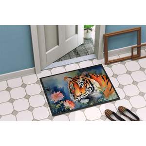 Tiger Non-Slip Doormat Washable Low Pile <b>Indoor</b>/Outdoor Front <b>Door</b> <b>Mat</b> for Entryway 24H X 36W - Product Image 4