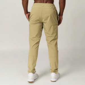 <b>Men</b> Athletic Wear Stretch Polyester Comfortable Joggers For Gym Training Wholesale Factory Direct Running Apparel Sweatpants Set - Product Image 3