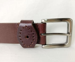 Cinturón de Cuero Genuino para Hombre, Diseño Vintage de Lujo, 4mm de Grosor, Personalizable con Logotipo, Tendencia 2026 - Product Image 2