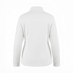 Blouse médicale ajustée pour femme, veste d'allaitement zippée, uniforme médical, manteau de réchauffement, tenue de travail pour hôpital et médecins, blouses en tissu extensible - Product Image 6