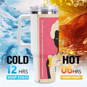 Stainless Steel Tumbler 40oz Large Capacity Promotional <b>Bottle</b> for Farm Equipment Shows - Product Image 6