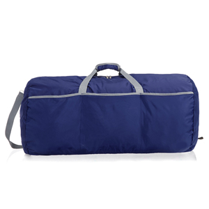 Sac à dos tactique en nylon bleu marine grande capacité, forme rectangulaire, fermeture éclair étanche, sangle réglable, sac de voyage unisexe - Product Image 1