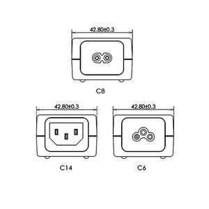 Adaptateur d'alimentation médical de type bureau 30W 15V 2A, entrée AC C14 - Product Image 3