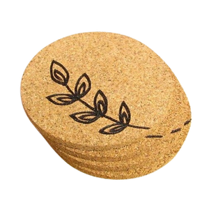 Acacia Round Tray Modern Design <b>Reusable</b> Mats & <b>Pads</b> Natural Finish Decorative Table Accessory - Product Image 5