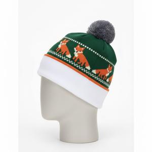 Bonnet en laine unisexe personnalisé avec logo, motif bébé mignon, bonnet tricoté d'hiver pour enfants, accessoires d'hiver en acrylique jacquard 2026 - Product Image 6