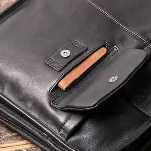 leather <b>briefcase</b> genuine leather laptop bag <b>briefcase</b> for working Leather Laptop Bag Executive Style Carry Case for Office - Product Image 6