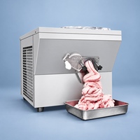 Mesin Pembuat Es Krim Gelato Komersial Kolice ICM-12 7L Silinder Vertikal 110V 1000W