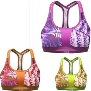 Sujetador deportivo para mujer al por mayor, top de fitness para correr y yoga, sujetador deportivo de alta sujeción con espalda cruzada y tiras, diseño de sublimación para mujer - Product Image 6
