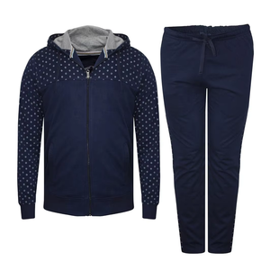 Conjunto deportivo de compresión personalizado de última moda para hombre, conjunto de chándal deportivo de verano para correr, con cremallera y dos colores. - Product Image 1