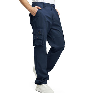 Pantalon de travail robuste, coutures renforcées, design robuste, idéal pour les chantiers de construction, confortable pour les activités quotidiennes en extérieur - Product Image 4