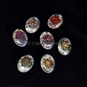 Wholesaler of Orgone Chakra Printed Symbol <b>Set</b> Natural Healing Stone <b>Set</b> Orgone Chakra Printed Symbol <b>Set</b> for Sale - Product Image 3