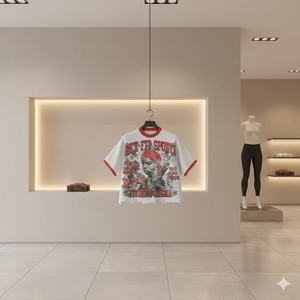 Camiseta Negra con Lavado Ácido para Hombre, Estilo Urbano Personalizado, OEM, Algodón, Corte Holgado, Cuello Redondo, Manga Regular - Product Image 4