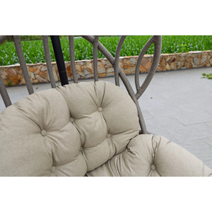 SWAY Modern <b>Metal</b> Elegant Outdoor Hanging Basket Chair for Apartment Balcony Patio & <b>Garden</b> - Product Image 6