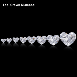 Pierre de diamant naturel taillée en forme de cœur pour la fabrication de bijoux - Product Image 5