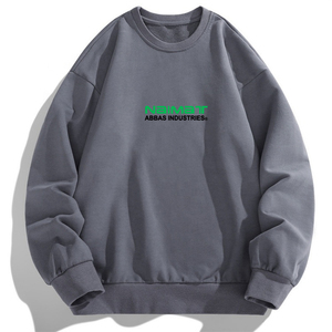 Sweat-shirt à col rond pour homme, coupe décontractée, vêtement de détente, couche extérieure, en mélange de coton confortable et doux, pull en polaire - Product Image 5