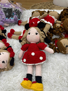 Jouets mignons pour bébés filles, poupée Anne Shirley, meilleures ventes, poupée amigurumi, amigurumi au crochet et poupée en peluche - Product Image 6