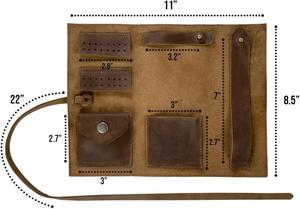 Pochette à cosmétiques personnalisée avec logo, petite, en cuir, avec fermeture éclair, pour accessoires de voyage et bijoux, très vendue - Product Image 4