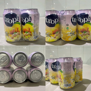 Jus de fruits et légumes aromatisé au miel, citron vert et gingembre, 330 ml, boîte en aluminium, marque Tropi, naturel - Product Image 5