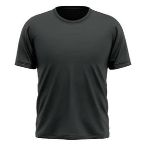 Camiseta de Manga Corta con Cuello Redondo y Logotipo Personalizado para Hombre, Camiseta Básica de Algodón Jersey, Corte Ajustado, Color Sólido, Camisetas de Marca Privada - Product Image 5