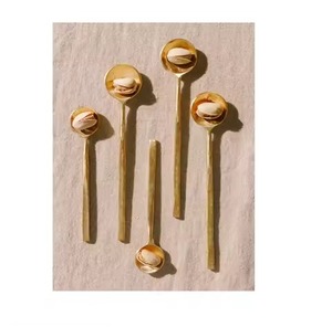 Creative Design Metal Coffee Tea Spoon Stainless Steel Sugar Stirring Spoon Dessert Cutlery Dining Table Use - Product Image 6