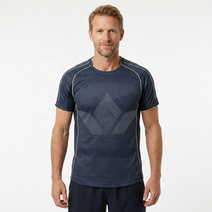 Camiseta de Fútbol para Hombre, Manga Corta, Cuello Redondo, Absorbe la Humedad, Ajuste Atlético, Todas las Temporadas, 100% Poliéster, Nombre del Equipo Personalizado, Tirante en T - Product Image 1
