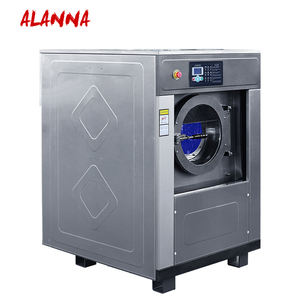 Industriële wasmachine 15-100 kg, zwaar gebruik, voor lakens, voorlader, automatische wasmachine-extractor voor hotels - Product Image 2