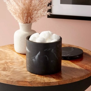 Plateau de vanité moderne élégant en résine acrylique, motif tourbillon noir et blanc, durable, multifonctionnel, pour bijoux, maquillage, bougies, présentoir de mariage, Diwali - Product Image 5