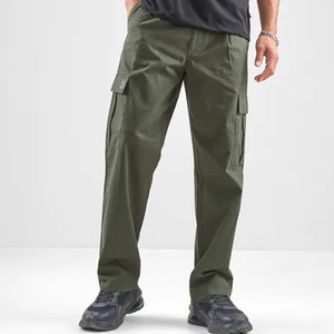 Pantalon cargo tactique pour homme de haute qualité, léger, multi-poches, pour la randonnée et le travail, avec impression de logo personnalisé OEM - Product Image 3
