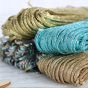 Metallic Soutache Gold <b>Cord</b> 2mm Jewelry Make <b>Cord</b> Golden Shiny <b>Braid</b> Gimp for Beading Quilting Sewing Gift Wrap Ribbon - Product Image 1