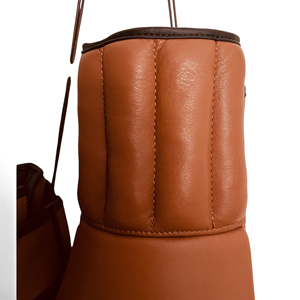Gants de boxe Geoffrey G9 Signature BG Tan, modèle rétro vintage classique, 100% cuir de vache, respirants, écologiques, équipement de protection - Product Image 4