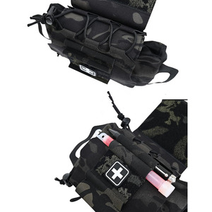Durable emergency medical organizer pouch with portable leather design for home office car and outdoor survival for sale - Product Image 5