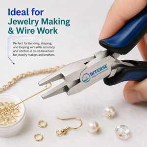 Alicates Profesionales de Punta Plana para Joyería, Herramienta de Precisión para Doblar y Dar Forma a Alambres y Cuentas con Mango Ergonómico - Product Image 3