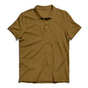 Polo pour homme à manches courtes, tricoté, motif uni, coupe classique, logo personnalisé imprimé sur le devant, respirant, design boutonné, 220 grammes - Product Image 3