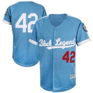 Maillot de baseball personnalisé pour hommes, respirant, en polyester, uniforme sportif d'équipe pour l'entraînement et la pratique - Product Image 1