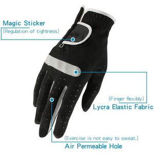 Échantillon Gratuit - Gant de Golf Thermique en Cuir Cabretta pour Homme - Performance Hivernale - Logo Personnalisé - Main Gauche - OEM - Peau de Mouton - Gant Homme/Femme - Product Image 4