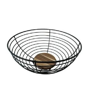 Fresh Arrival Great Quality Iron Fruit Basket Bowl For Kitchen Fruit Storage Organizer <b>Table</b> Display Customized Size Shape - Product Image 5