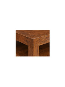 Modern Wooden Rectangle Dining <b>Table</b> with Lower Shelf Stable Minimalist Design for Living room Furniture or outdoor use - Product Image 5