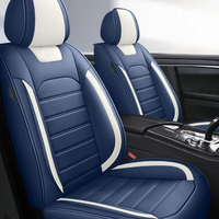 Fundas de Asiento de Coche de Cuero Transpirable Universales 3D de 360 Grados, Juego Completo, Precio de Fábrica, Venta al Por Mayor