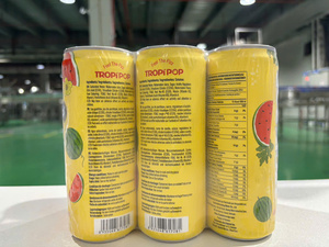 Boisson pétillante TropiPop à la mangue, canette 330ml, enrichie en vitamines A, B et C, à base de fruits frais. - Product Image 4