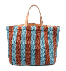 Sac de plage en paille tressée brodée, style estival tendance, avec fermeture éclair, grande capacité, sac à bandoulière de voyage en raphia, à la mode - Product Image 5